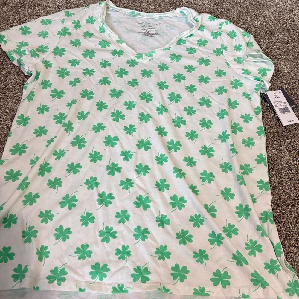 Grayson-threads-black Women's Green and White Blouse